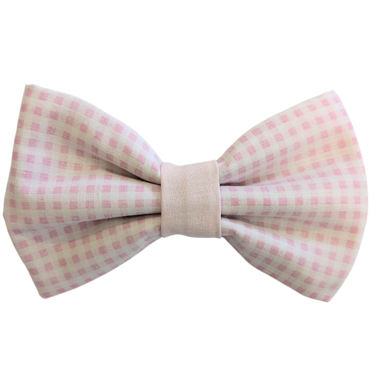 Blush Gingham Charm Dog/Cat Bowtie