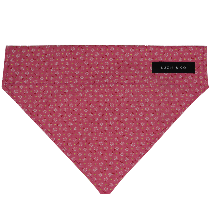 Pink Golden Petal Bloom Collection Dog/Cat Bandana