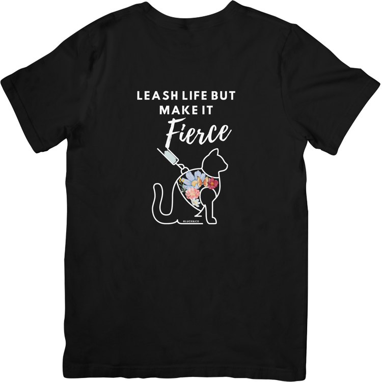 Leash Life Cats Graphic Tee