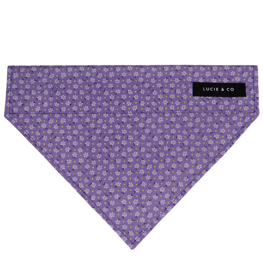 Purple Golden Petal Bloom Collection Dog/Cat Bandana