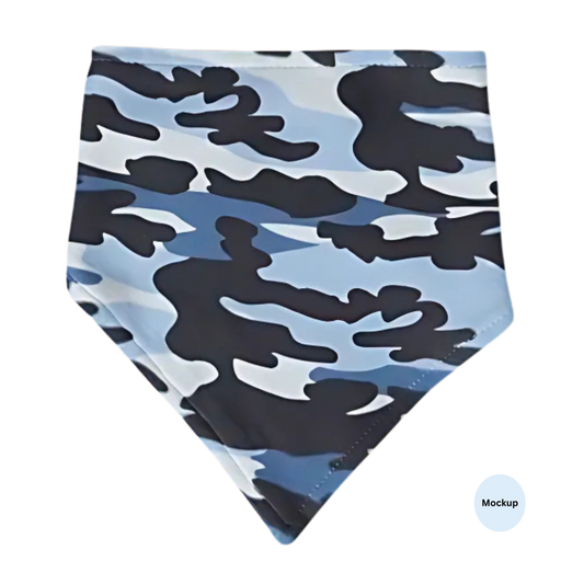 Blue Camo Adventure Dog/Cat Bandana