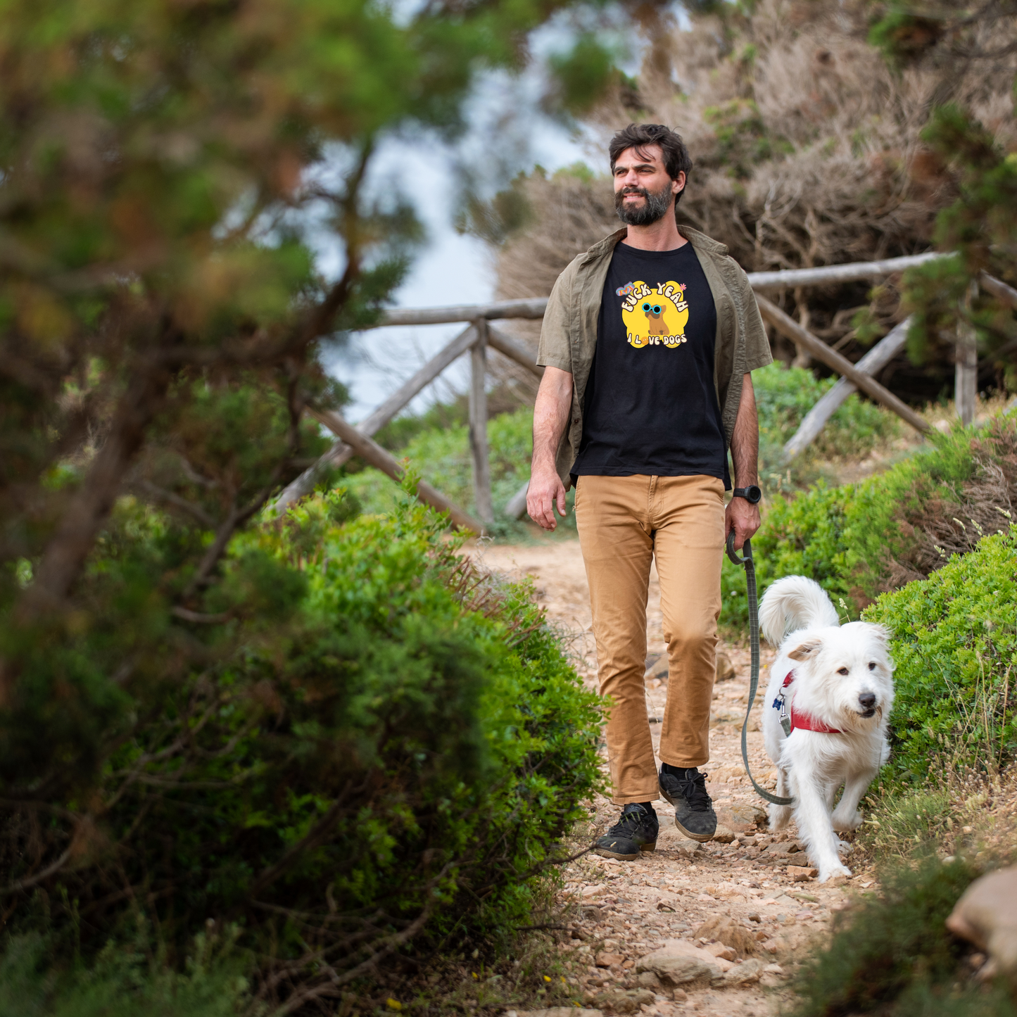 Fuck Yeah I Love Dogs Graphic Tee