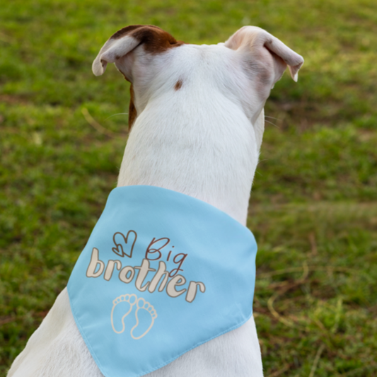 Gender Reveal Dog/Cat Bandana Blue