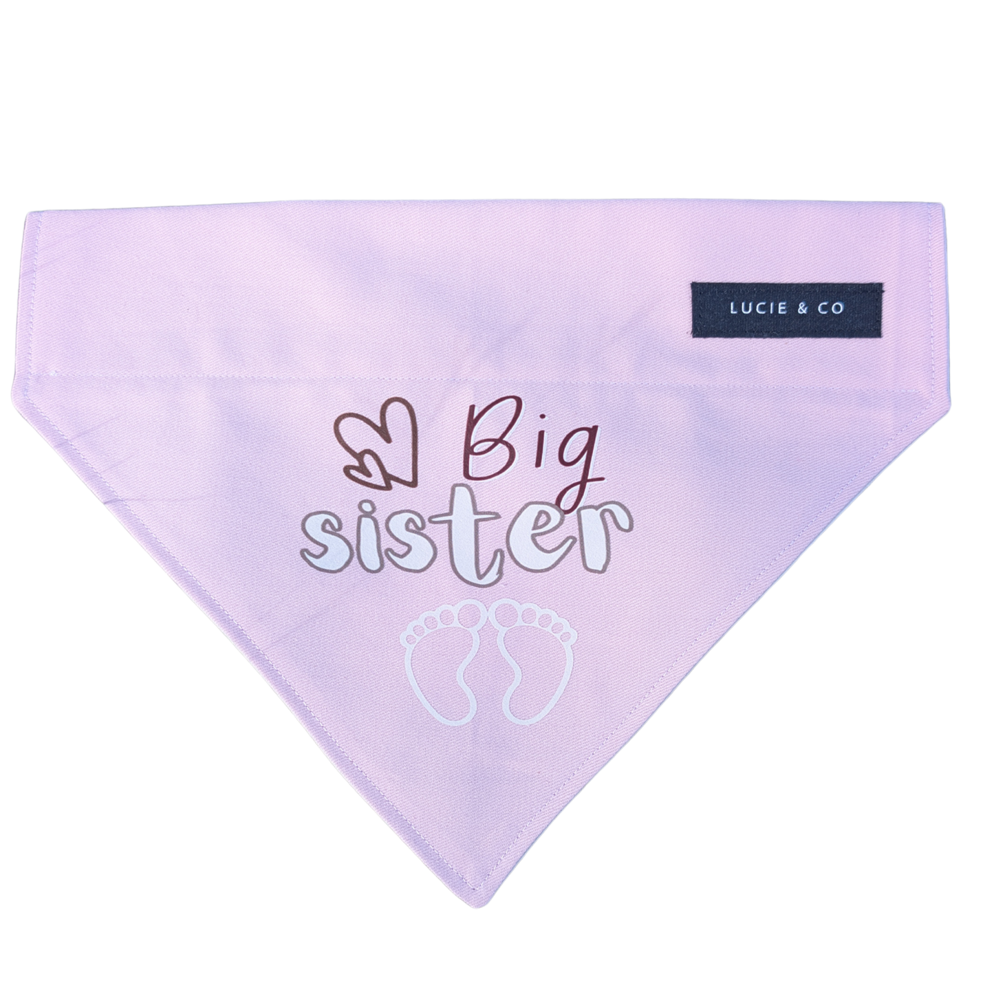 Gender Reveal Dog/Cat Bandana Pink