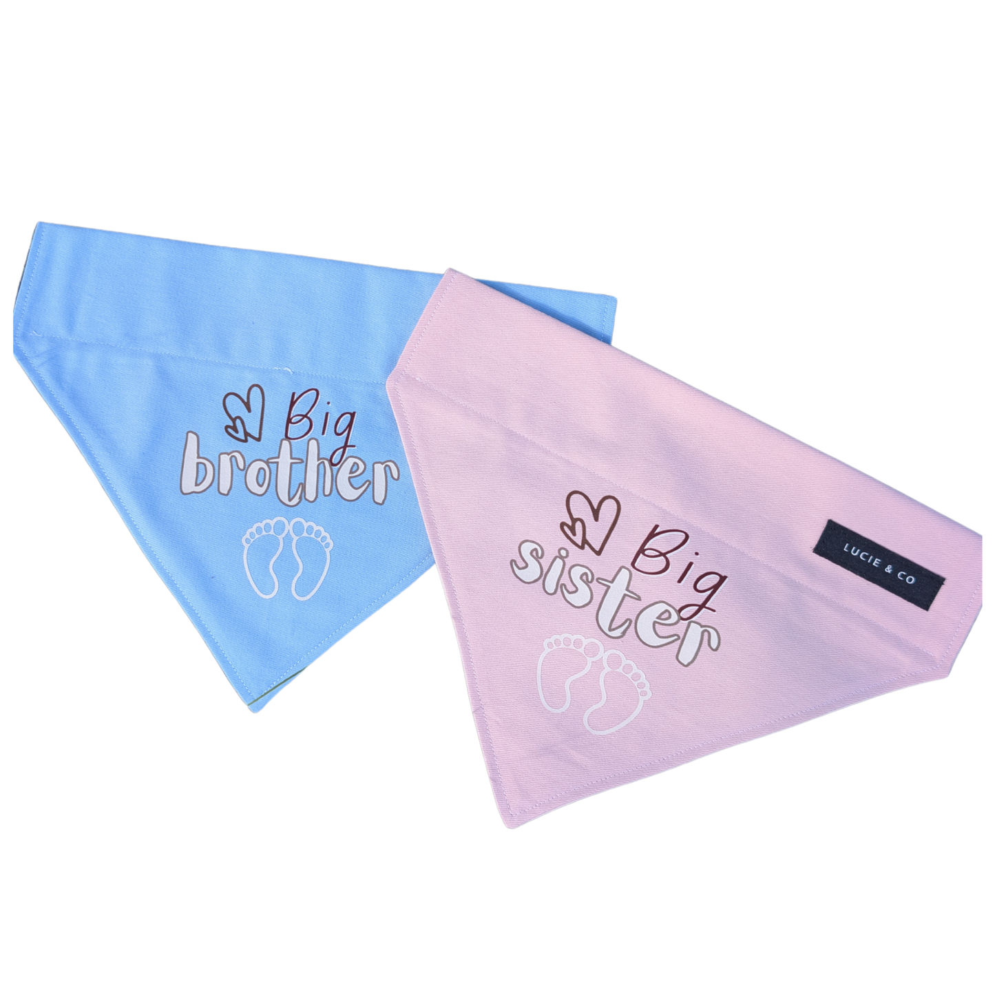 Gender Reveal Dog/Cat Bandana Pink
