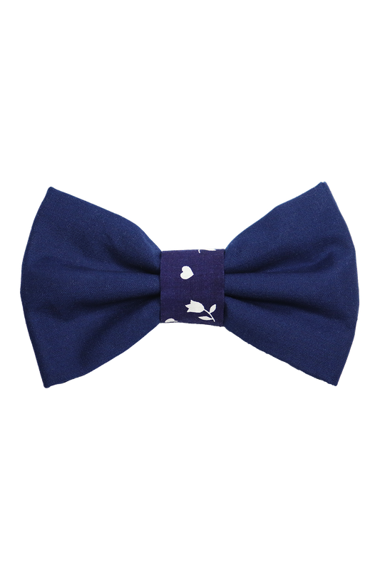 A Dash of Floral Navy Dog/Cat Bowtie