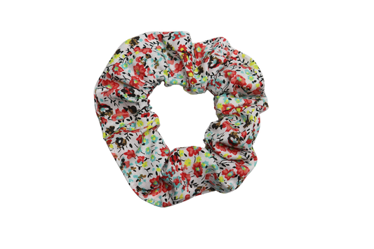 Bright Floral Scrunchie