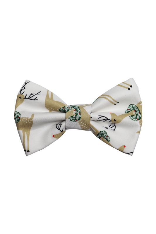 Dainty Reindeer Christmas Dog/Cat Bowtie