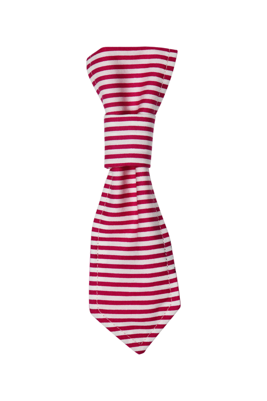 Pink Stripes Reversible Dog Necktie