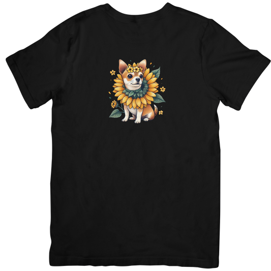 Sunflower Pup Graphic Tee